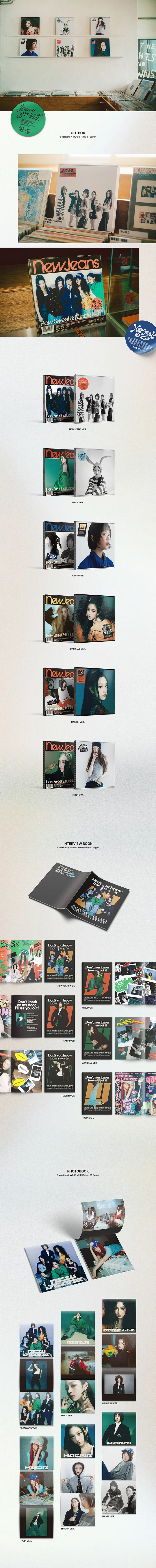 NEWJEANS - HOW SWEET STANDARD ALBUM SET CONTENTS