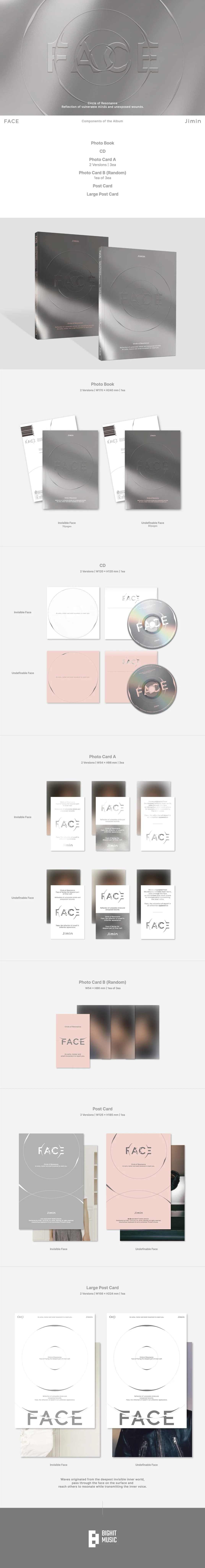 BTS JIMIN - FACE 1ST SOLO ALBUM