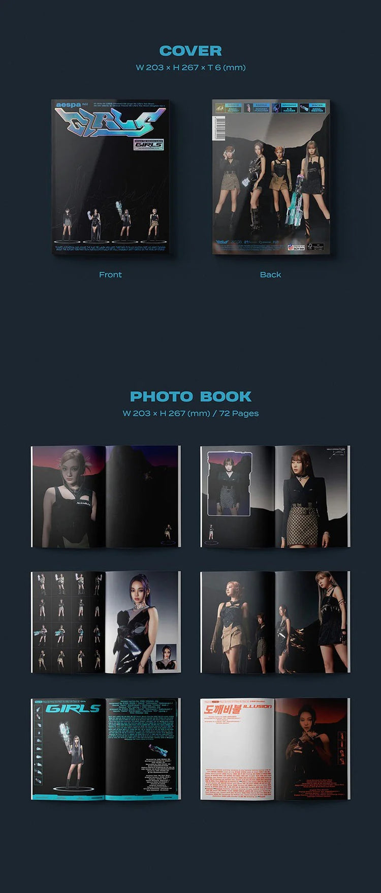 AESPA - 2ND MINI ALBUM GIRLS (KWANGYA VER.) - Hello Hallyu Kpop & Drama Shop