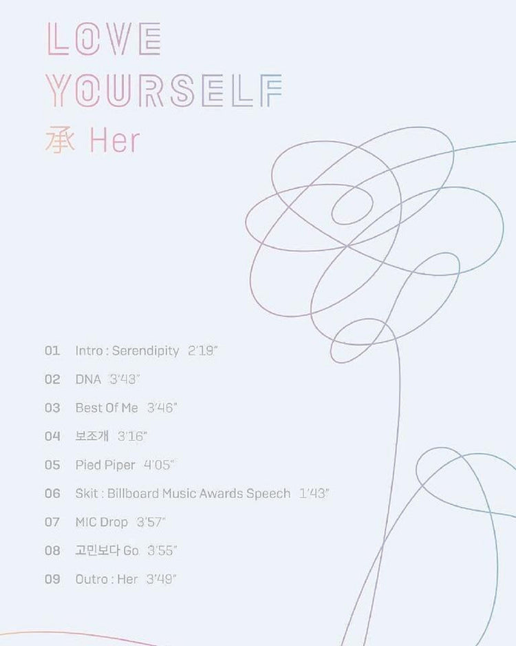 BTS - 5TH MINI ALBUM LOVE YOURSELF 承 HER -