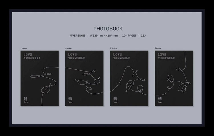 BTS - 3RD FULL ALBUM LOVE YOURSELF 轉 TEAR - Hello Hallyu Kpop & Drama Shop