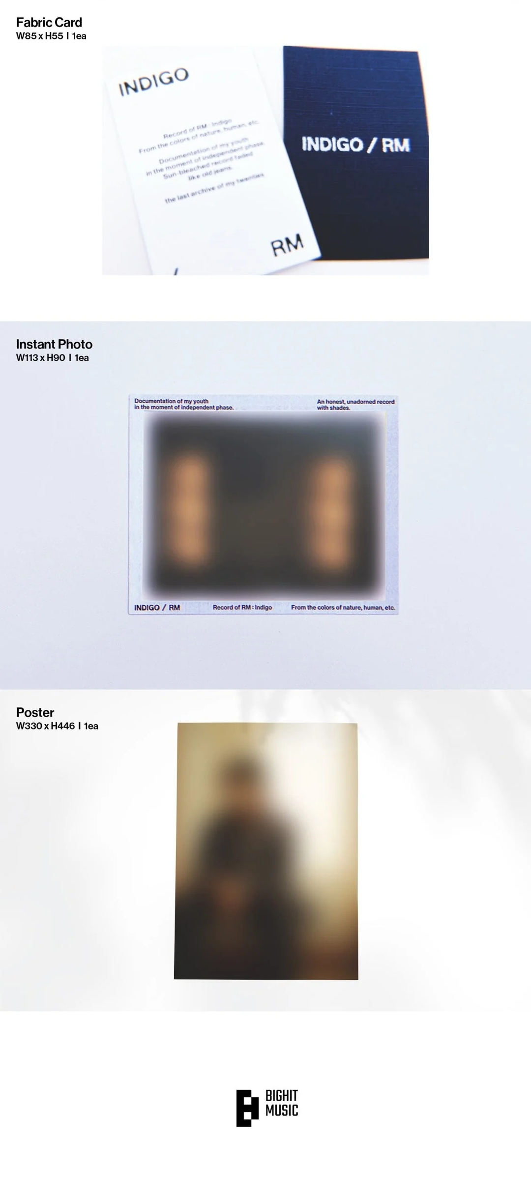 BTS RM - INDIGO 1ST SOLO ALBUM - BOOK EDITION