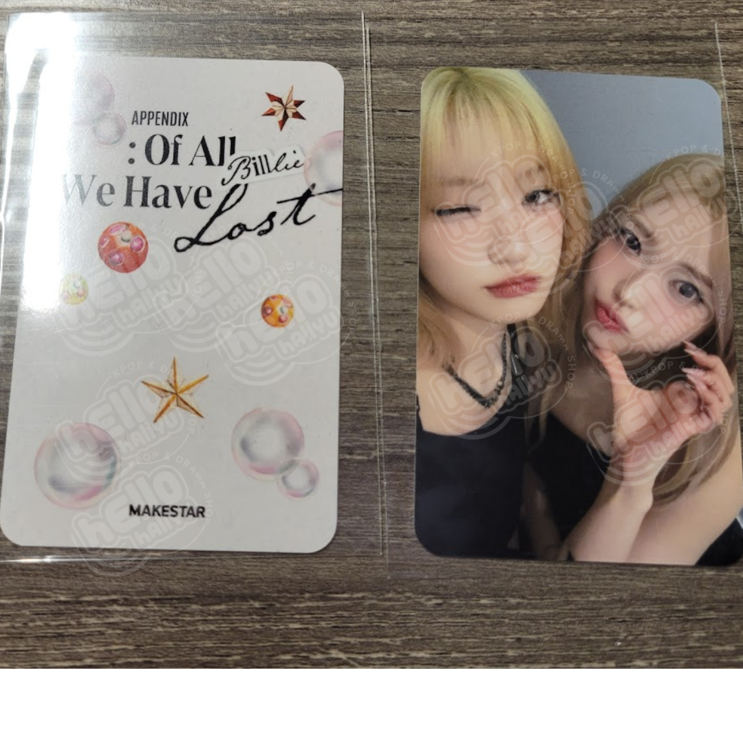 Billlie- "Of All Have Lost" - MAKESTAR Pre-Order Benefit Photocard