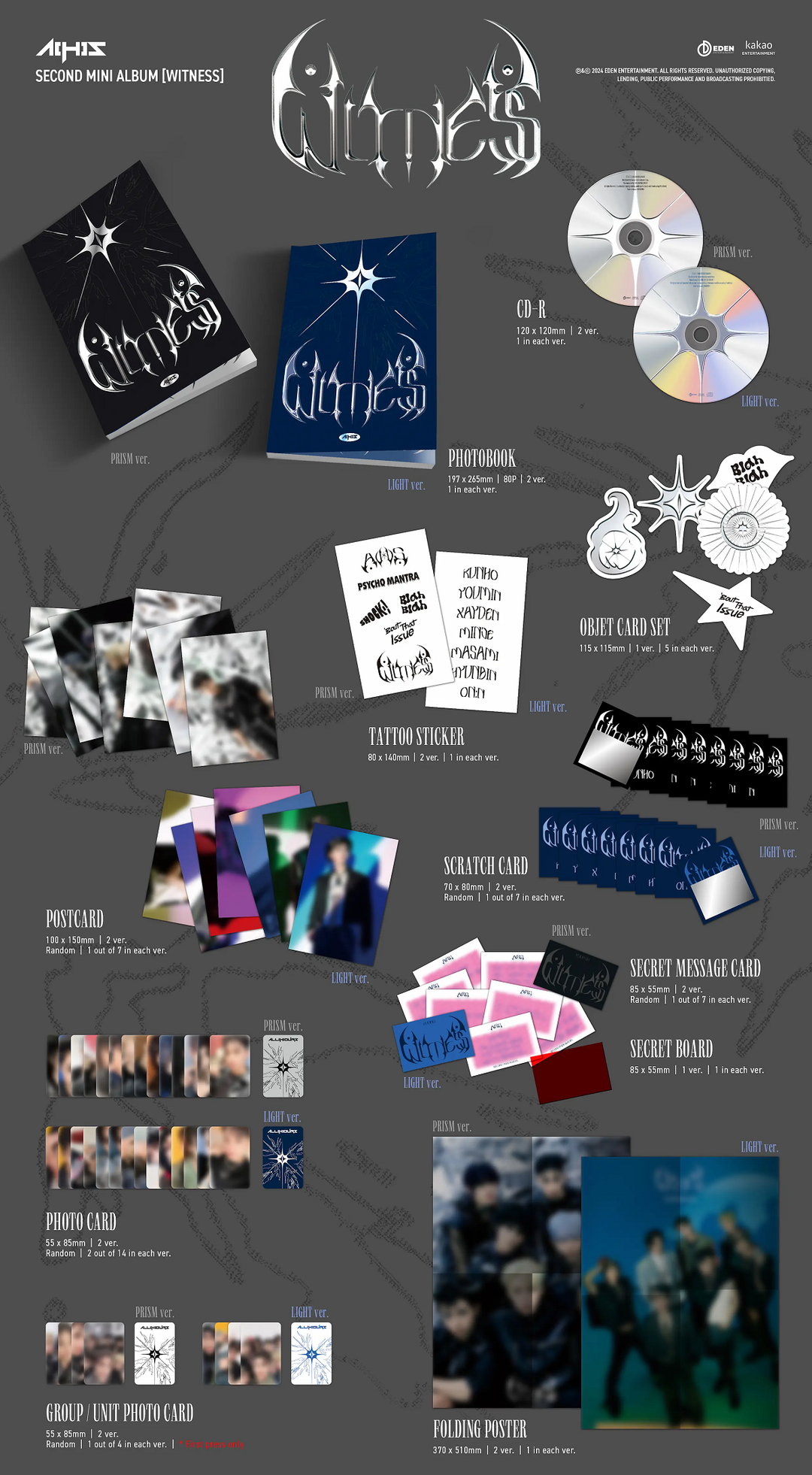 ALL (H)OURS 2nd Mini Album - WITNESS