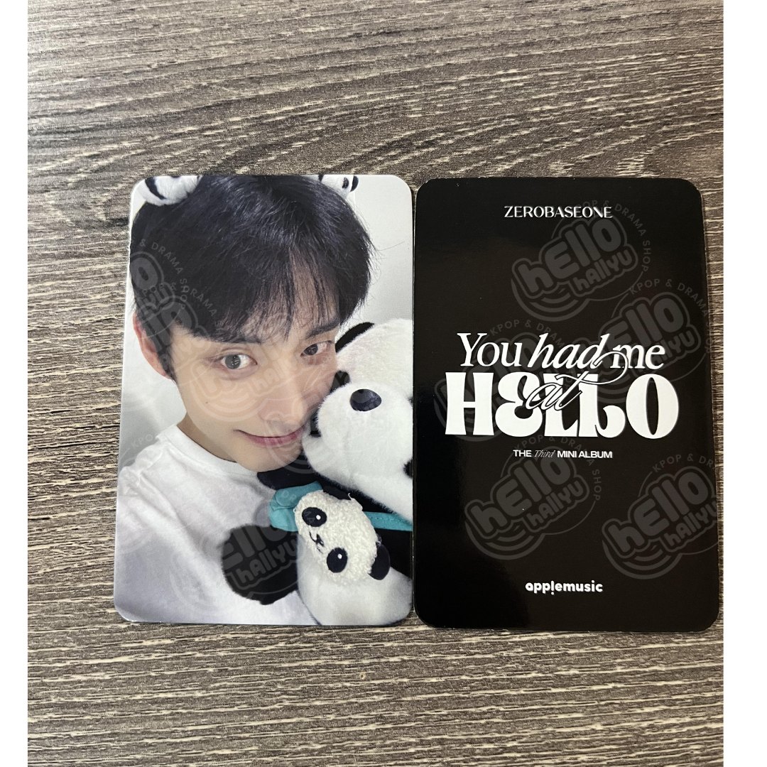 ZEROBASEONE(ZB1) "You had me at HELLO" - Apple Music Pre-Order Benefit Photocard