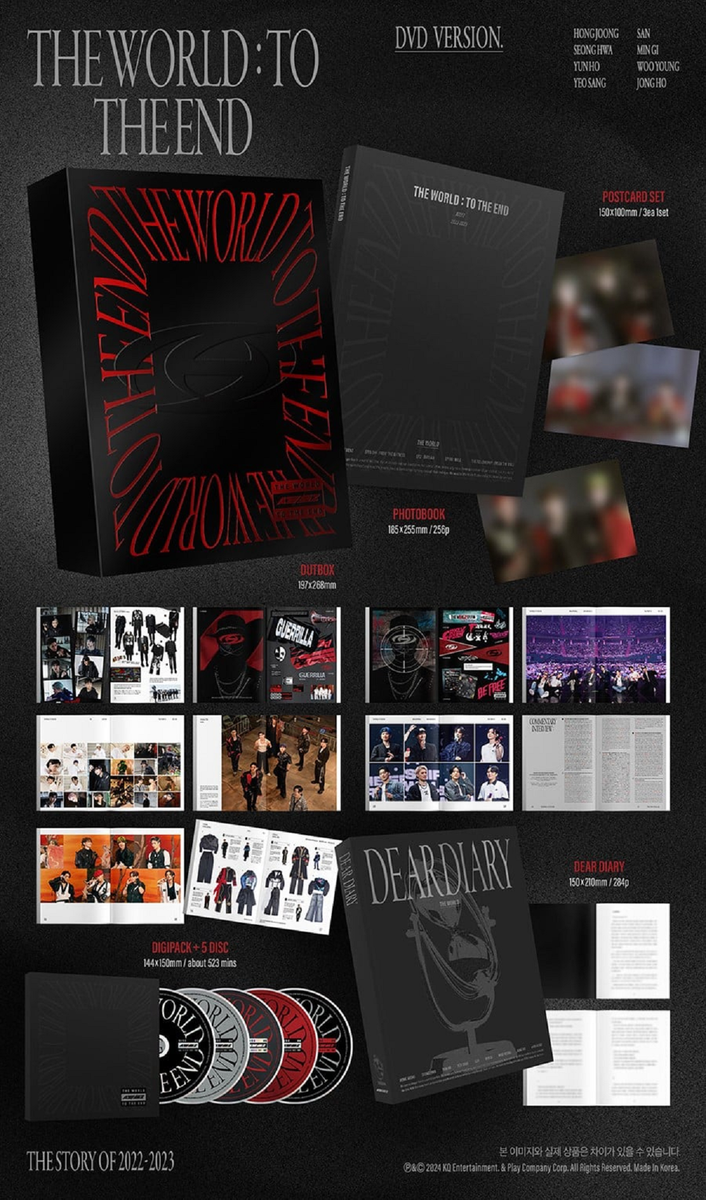K-POP・アジア ATEEZ THE WORLD: TO THE END DVD ATEEZ [ THE WORLD : TO THE END ] DVD - Music Plaza