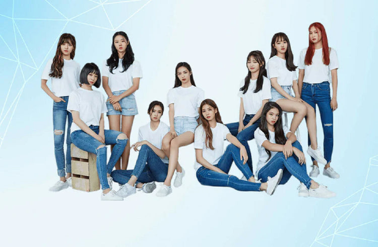 cherry-bullet-love-adventure-2nd-single-album-group-photo-in-jeans-and-white-tshirts