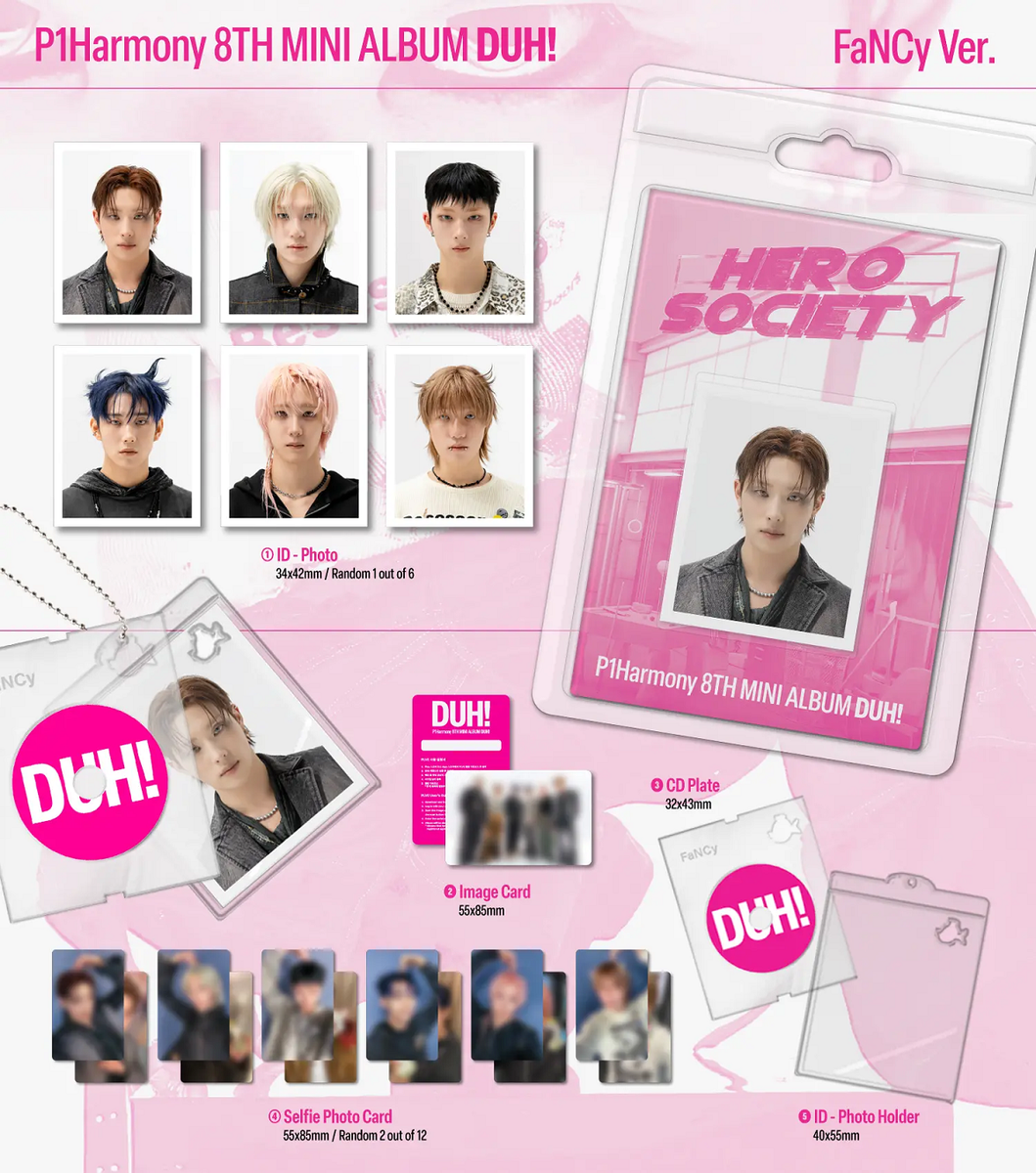 P1Harmony - DUH! (FaNCY ver./PLVE) – Hello Hallyu Kpop & Drama Shop