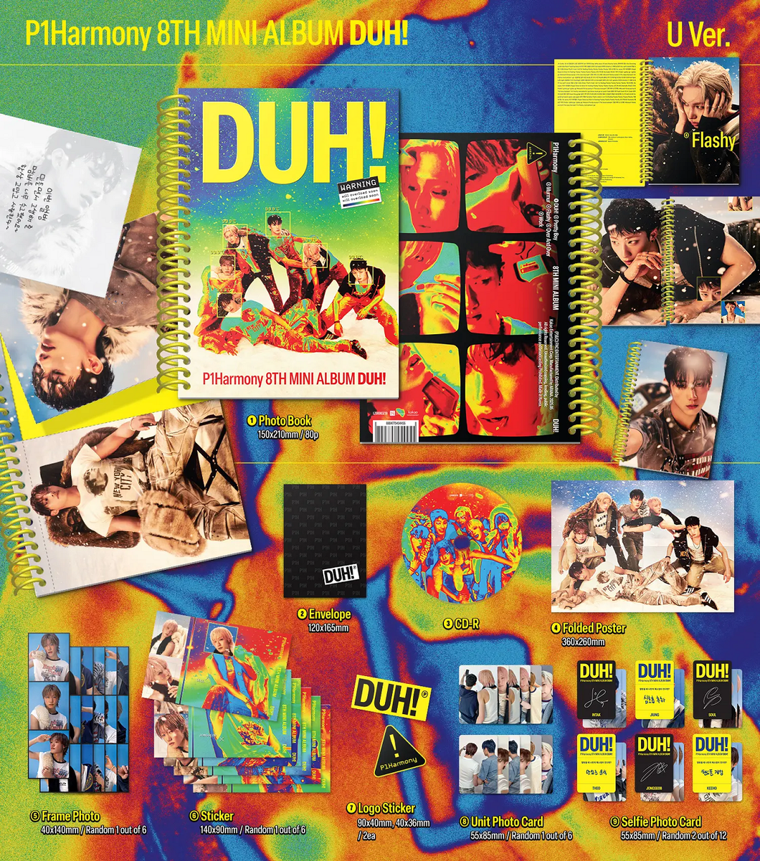 P1Harmony 8th Mini Album - DUH!
