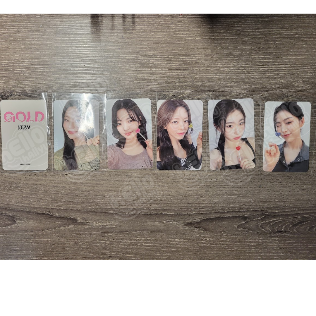 ITZY - "Gold" - MAKESTAR Pre-Order Benefit Photocard