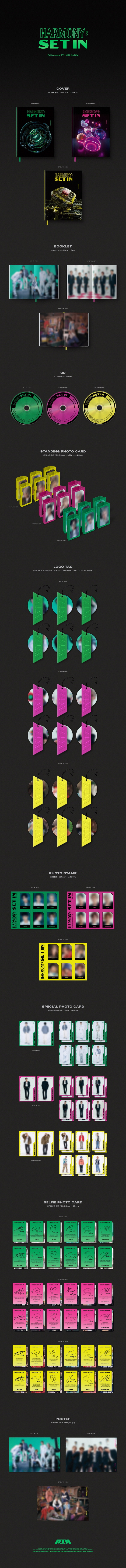 P1Harmony 5th Mini Album - Harmony : Set In