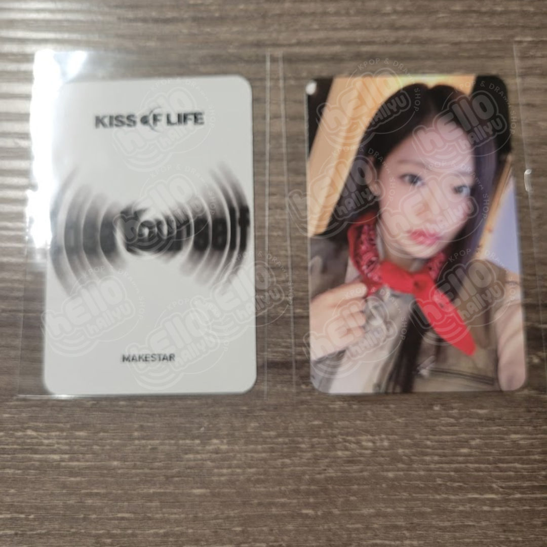 Kiss of Life "Lose Yourself" - OFFICIAL MAKESTAR PRE-ORDER BENEFIT CARD -SAFARI