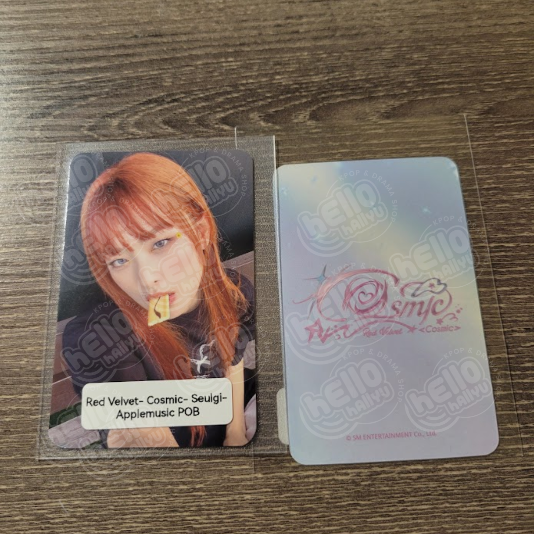 Red Velvet "Cosmic" - Applemusic Pre-Order Benefit Photocard