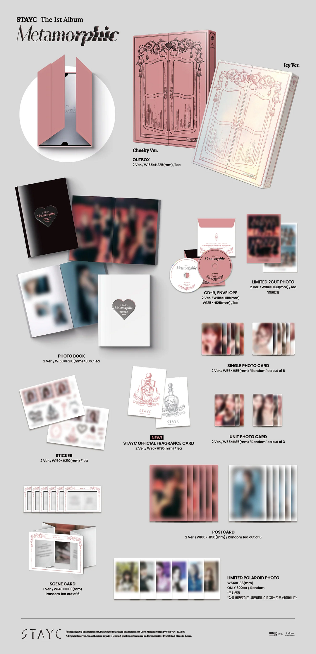 STAYC - METAMORPHIC 1ST ALBUM PHOTOBOOK