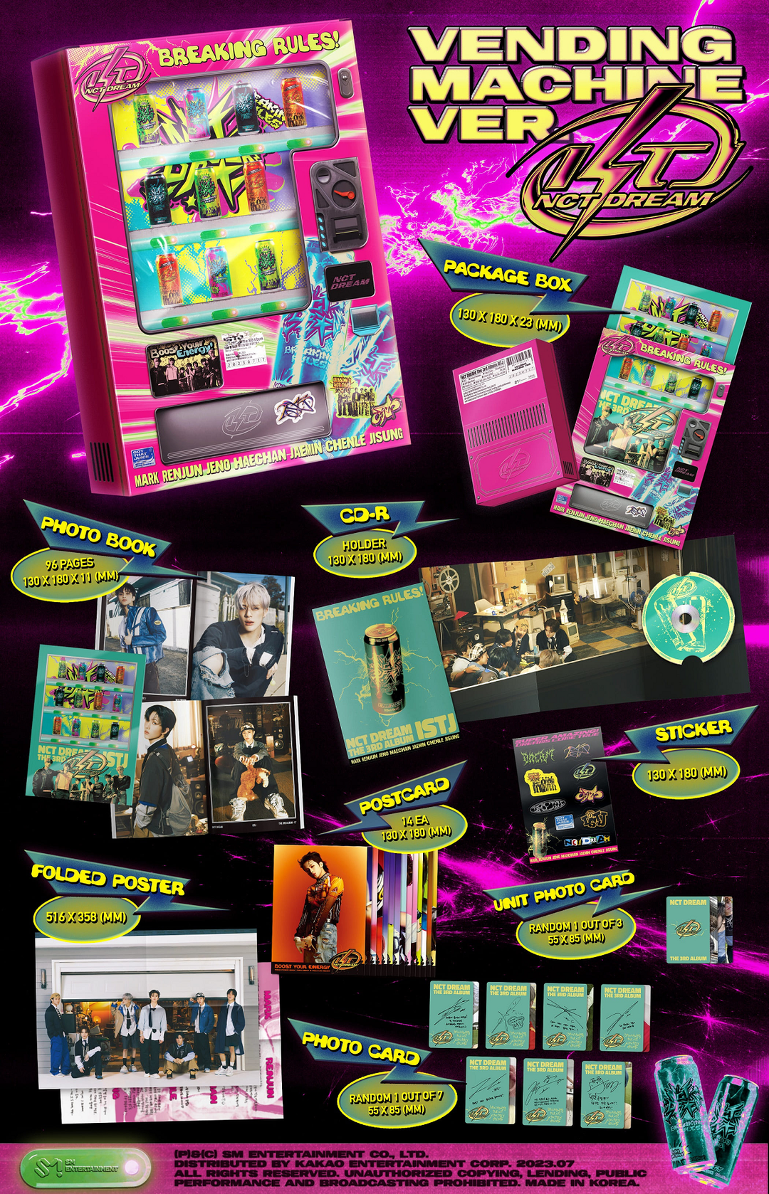 NCT DREAM 3rd Album - ISTJ (Vending Machine Ver.)