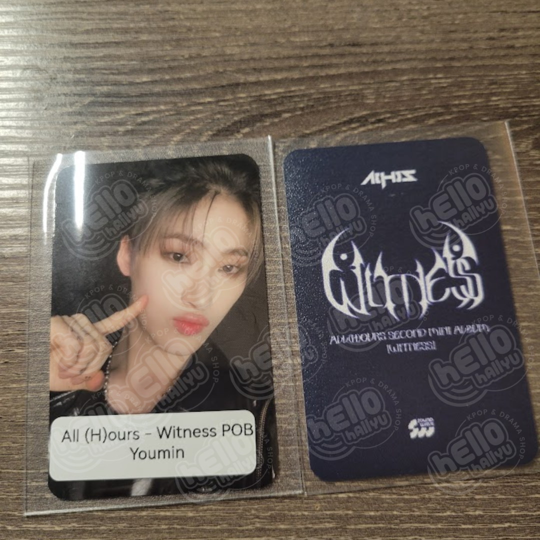 ALL (H)OURS - WITNESS - PREORDER BENEFIT PHOTOCARD – Hello Hallyu