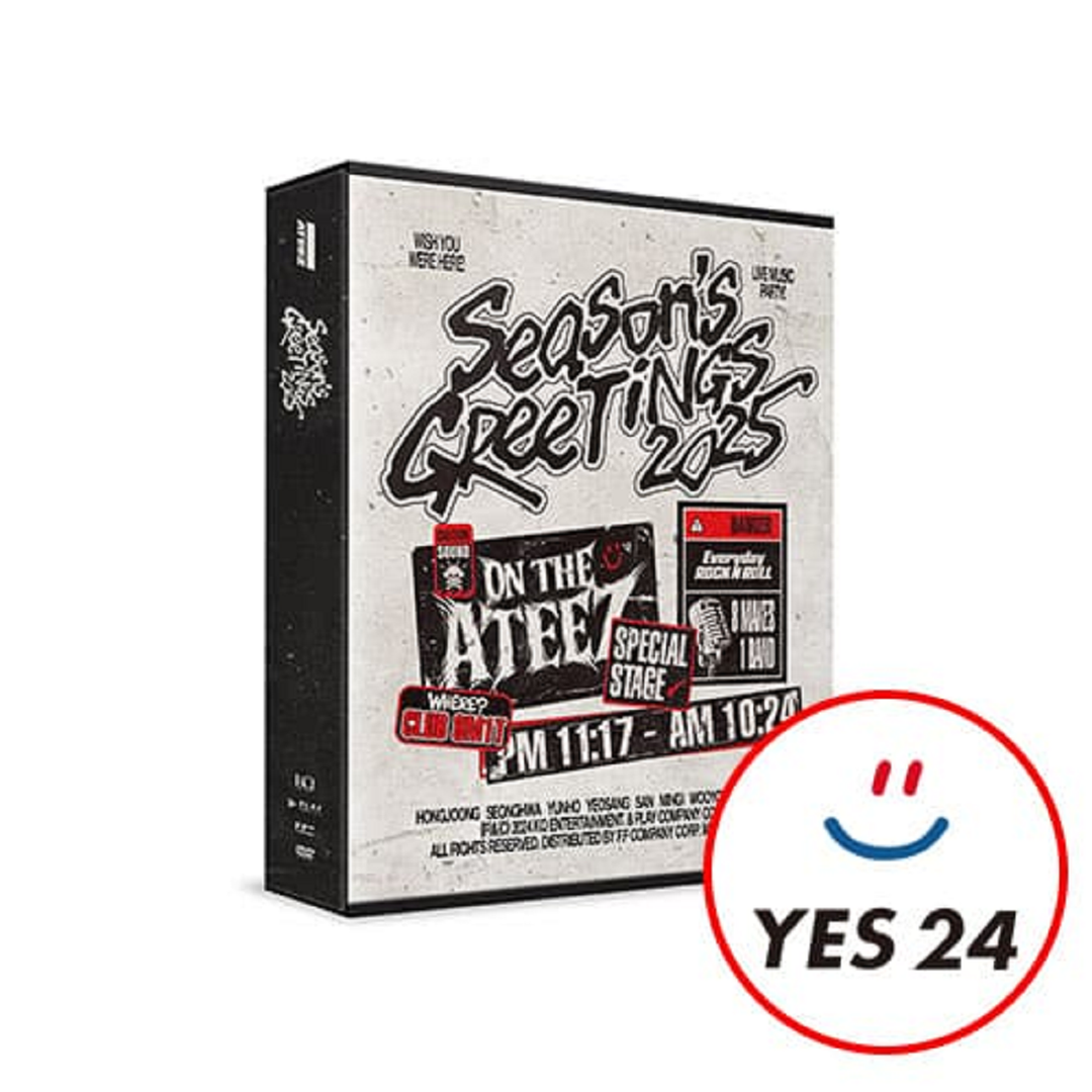 ATEEZ - 2025 SEASON'S GREETINGS + YES24 PRE-ORDER GIFT – Hello ATEEZ - 2025 SEASON'S GREETINGS + YES24 PRE-ORDER GIFT – Hello