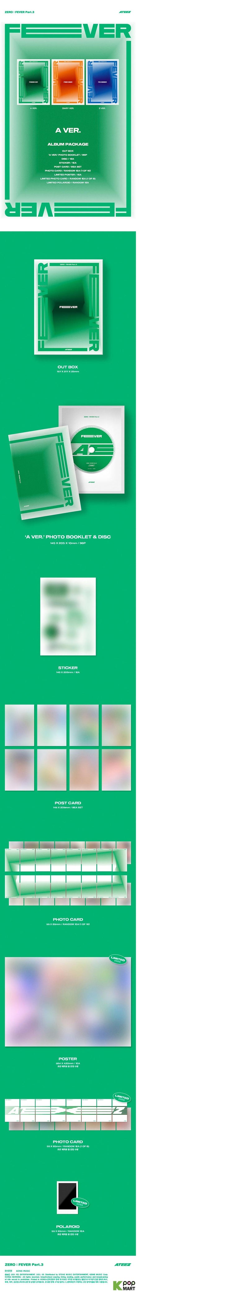 ATEEZ - ZERO : FEVER Part.3 COLLECTION