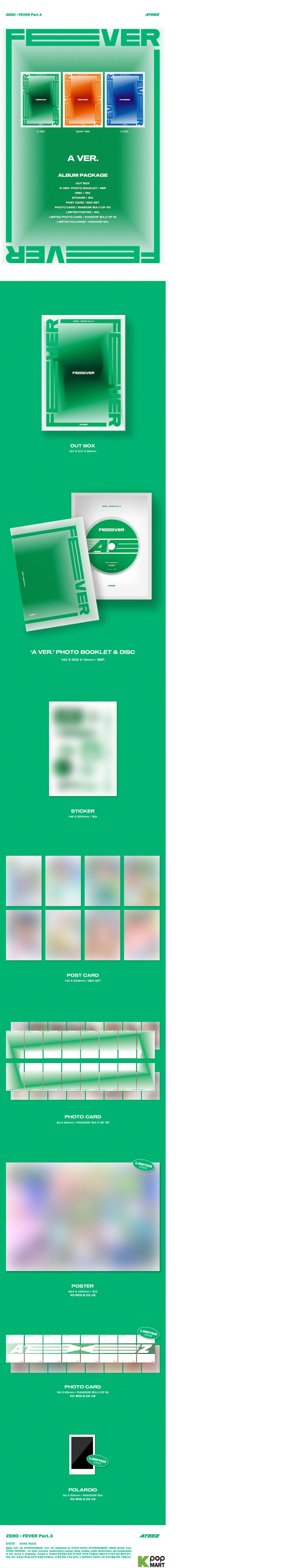 ATEEZ - ZERO : FEVER Part.3 COLLECTION
