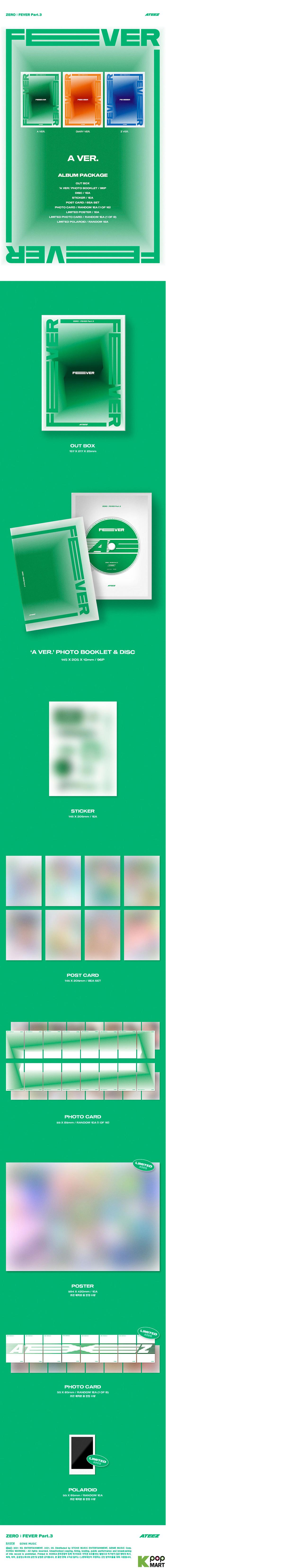 ATEEZ - ZERO : FEVER Part.3 COLLECTION