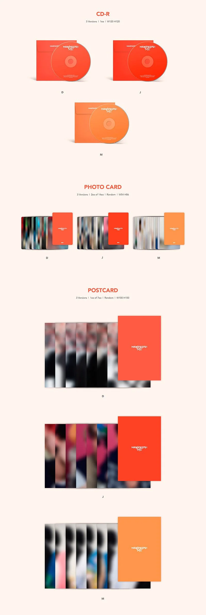 ENHYPEN - ALBUM MANIFESTO DAY 1 (STANDARD)