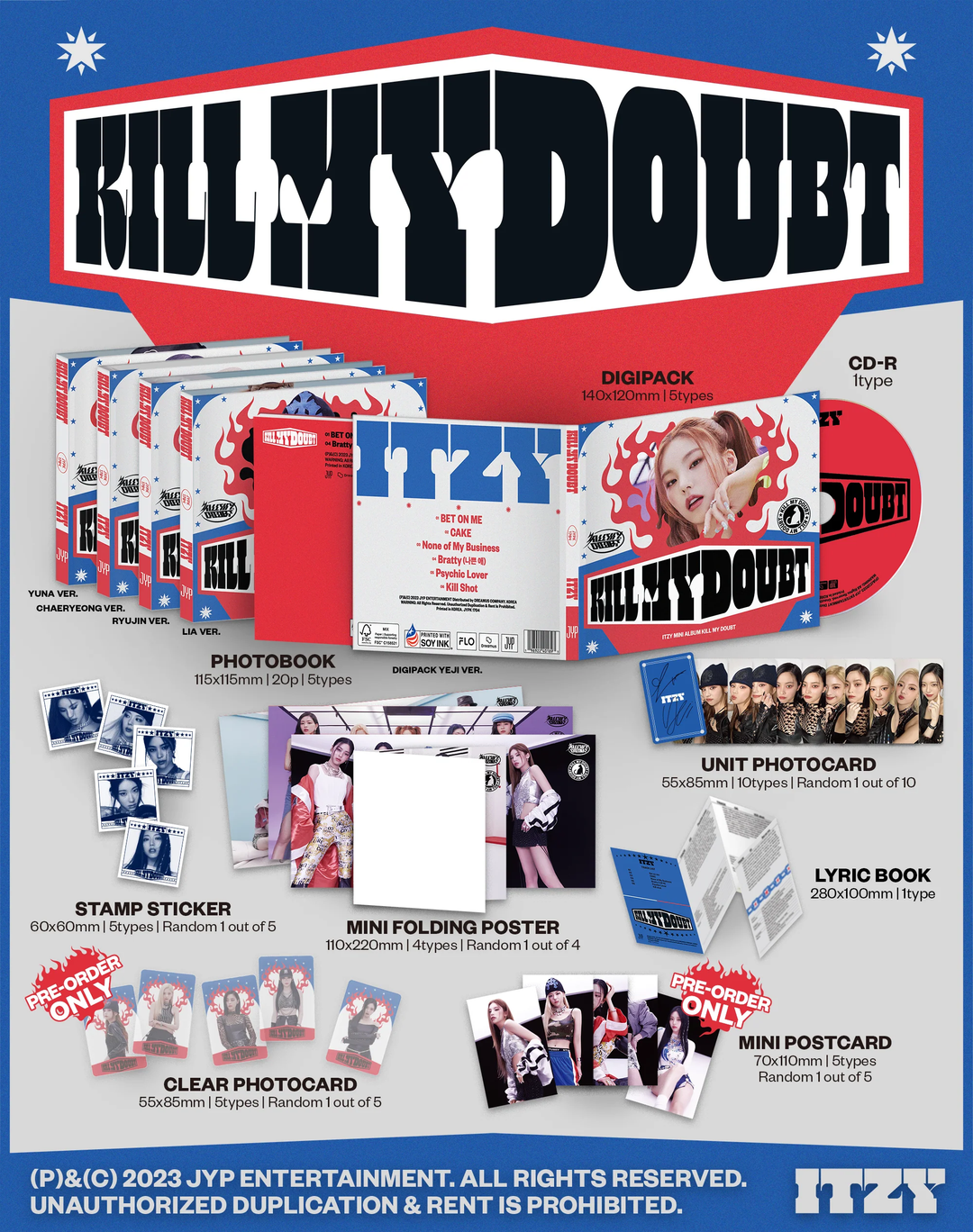 ITZY - [KILL MY DOUBT] (DIGIPACK) RANDOM