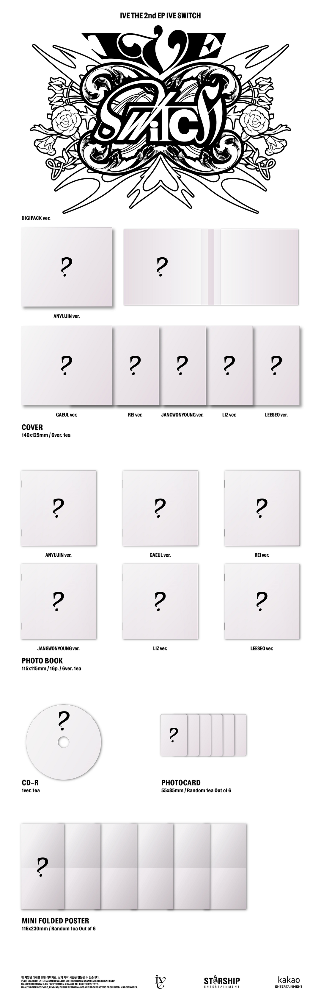 IVE 2nd Mini Album [IVE SWITCH] (Digipack Ver.)