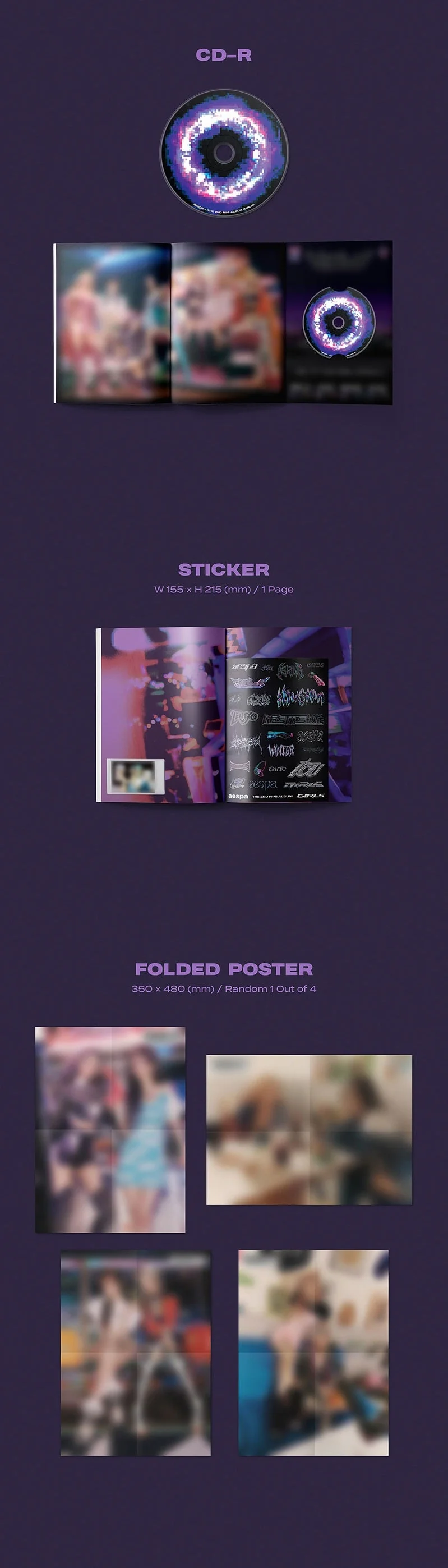 AESPA - 2ND MINI ALBUM GIRLS - Hello Hallyu Kpop 