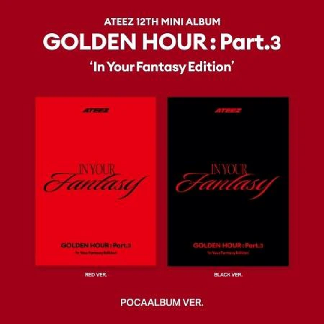 ATEEZ - [GOLDEN HOUR : PART.3 IN YOUR FANTASY EDITION] 12th Mini Album POCA ALBUM