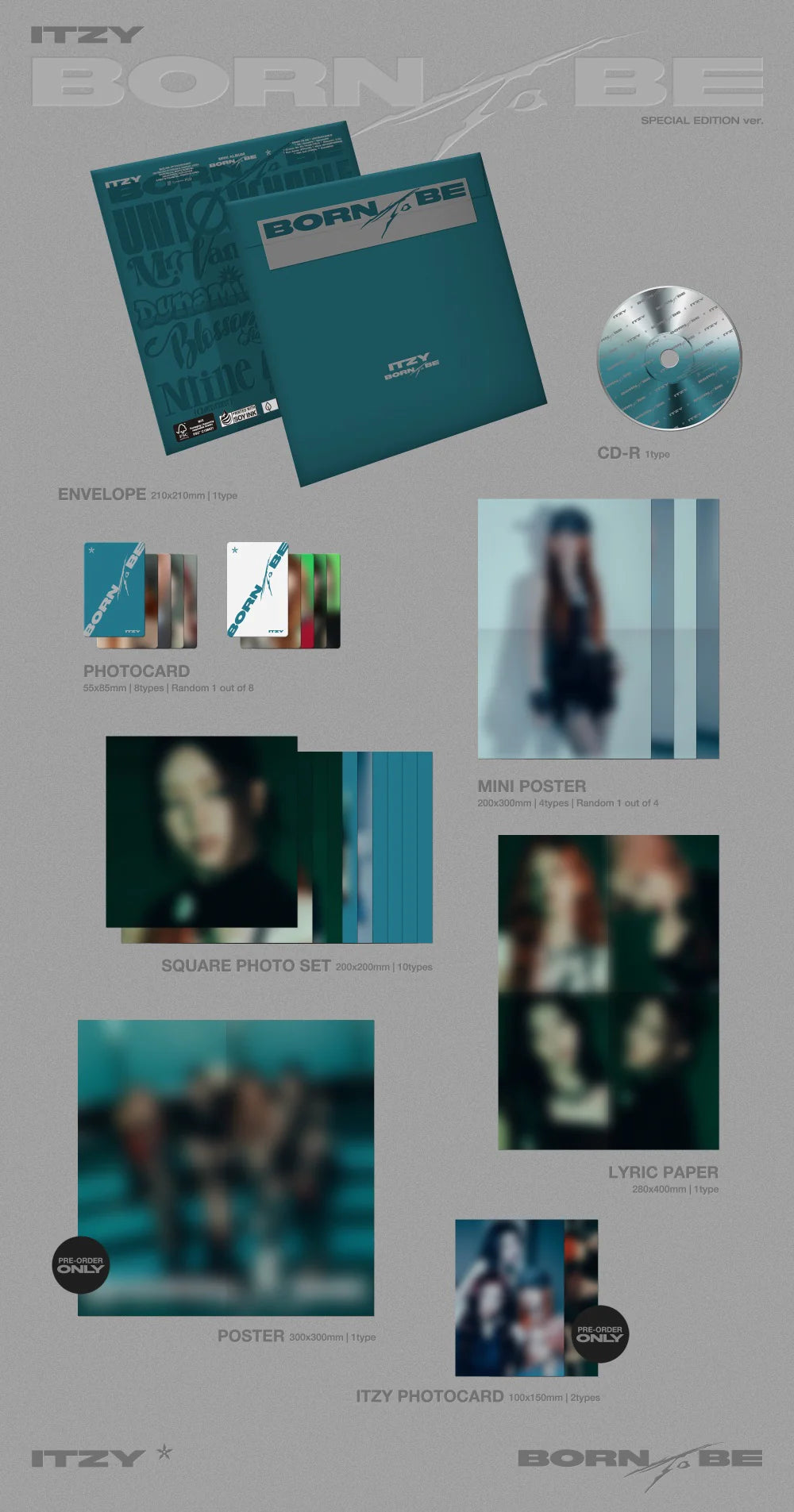 ITZY - [BORN TO BE] (SPECIAL EDITION / Mr. Vampire Ver.)