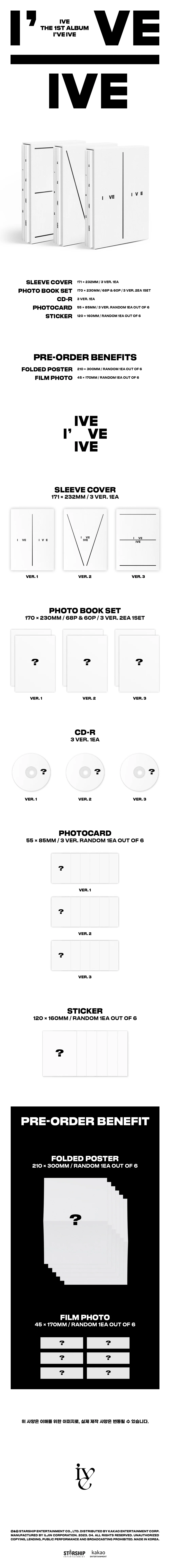IVE - 1st Full Album [I've IVE]