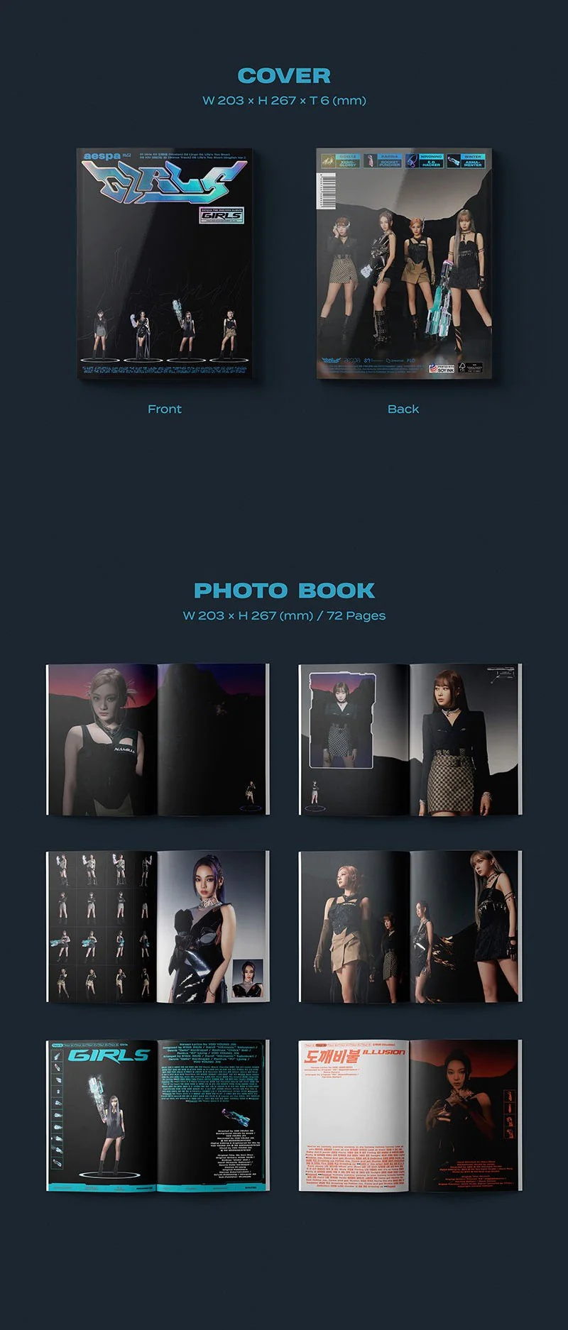 AESPA - 2ND MINI ALBUM GIRLS (KWANGYA VER.) - Hello Hallyu Kpop & Drama Shop