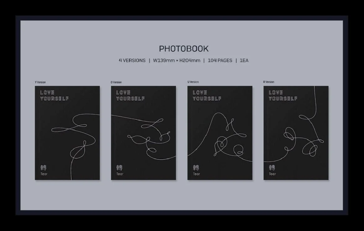 BTS - 3RD FULL ALBUM LOVE YOURSELF 轉 TEAR - Hello Hallyu Kpop & Drama Shop