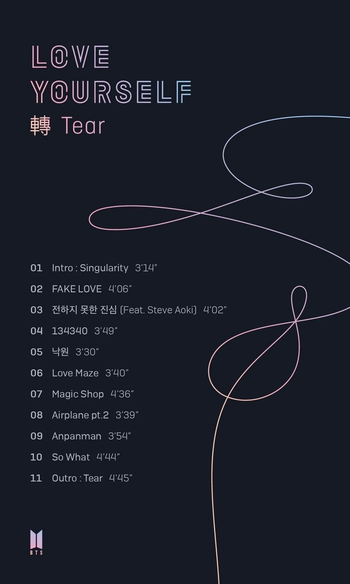 BTS - 3RD FULL ALBUM LOVE YOURSELF 轉 TEAR - Hello Hallyu Kpop & Drama Shop - Online Store