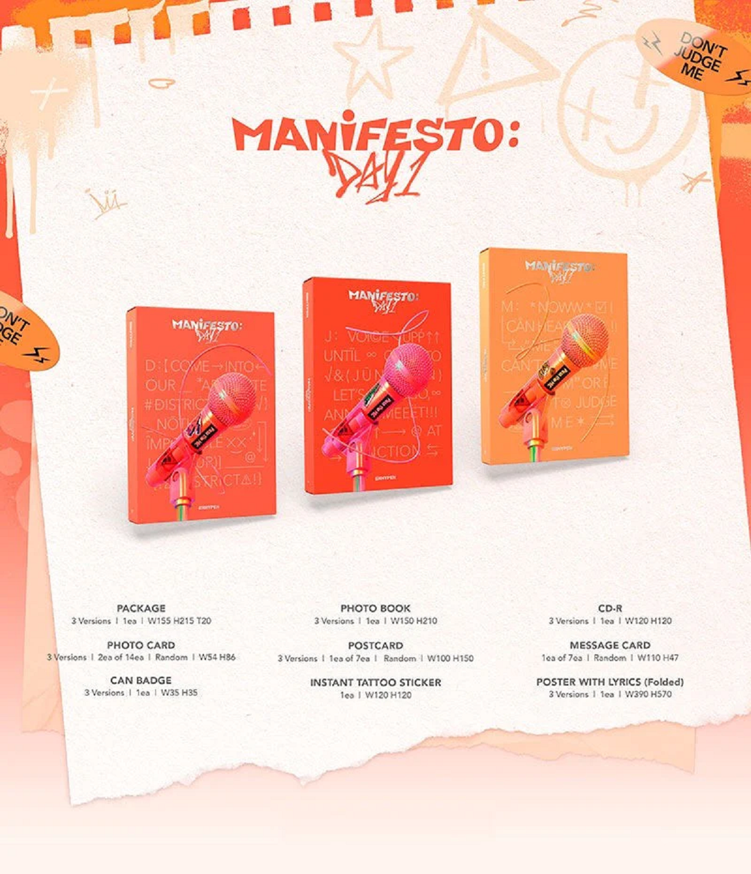 ENHYPEN - ALBUM MANIFESTO DAY 1 (STANDARD)