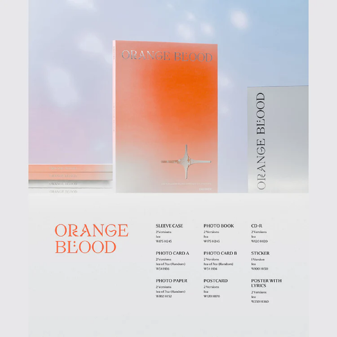 ENHYPEN - ORANGE BLOOD 5TH MINI ALBUM 2ND LUCKY DRAW EVENT (SOUNDWAVE)