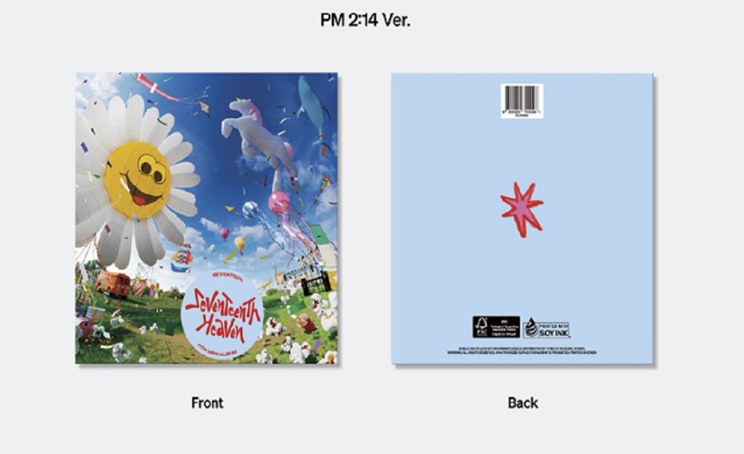 SEVENTEEN - SEVENTEENTH HEAVEN 11TH MINI ALBUM STANDARD VER. WEVERSE GIFT VER.