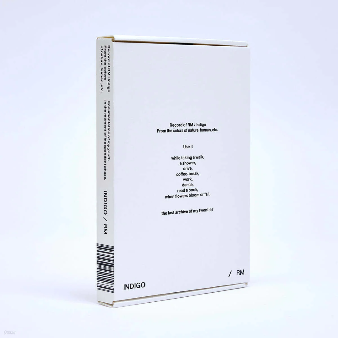BTS RM - INDIGO 1ST SOLO ALBUM - BOOK EDITION