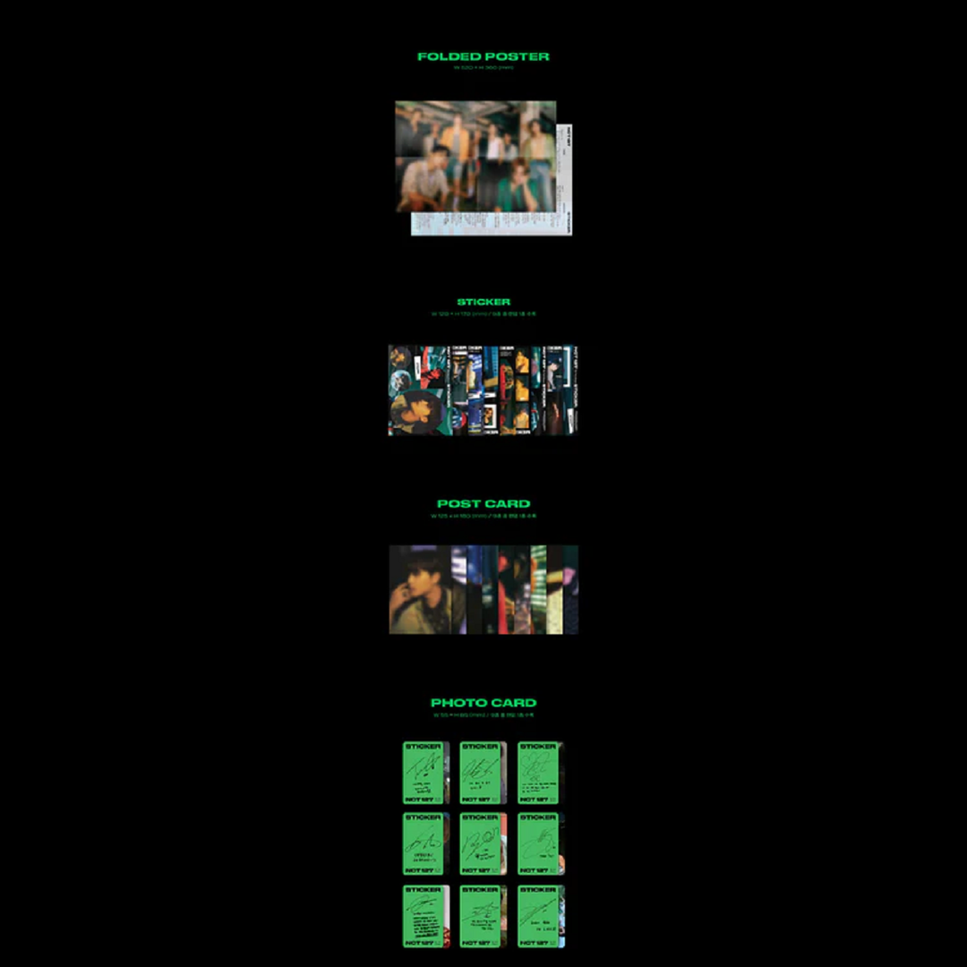 NCT 127 - 3RD FULL ALBUM STICKER SEOUL CITY VER