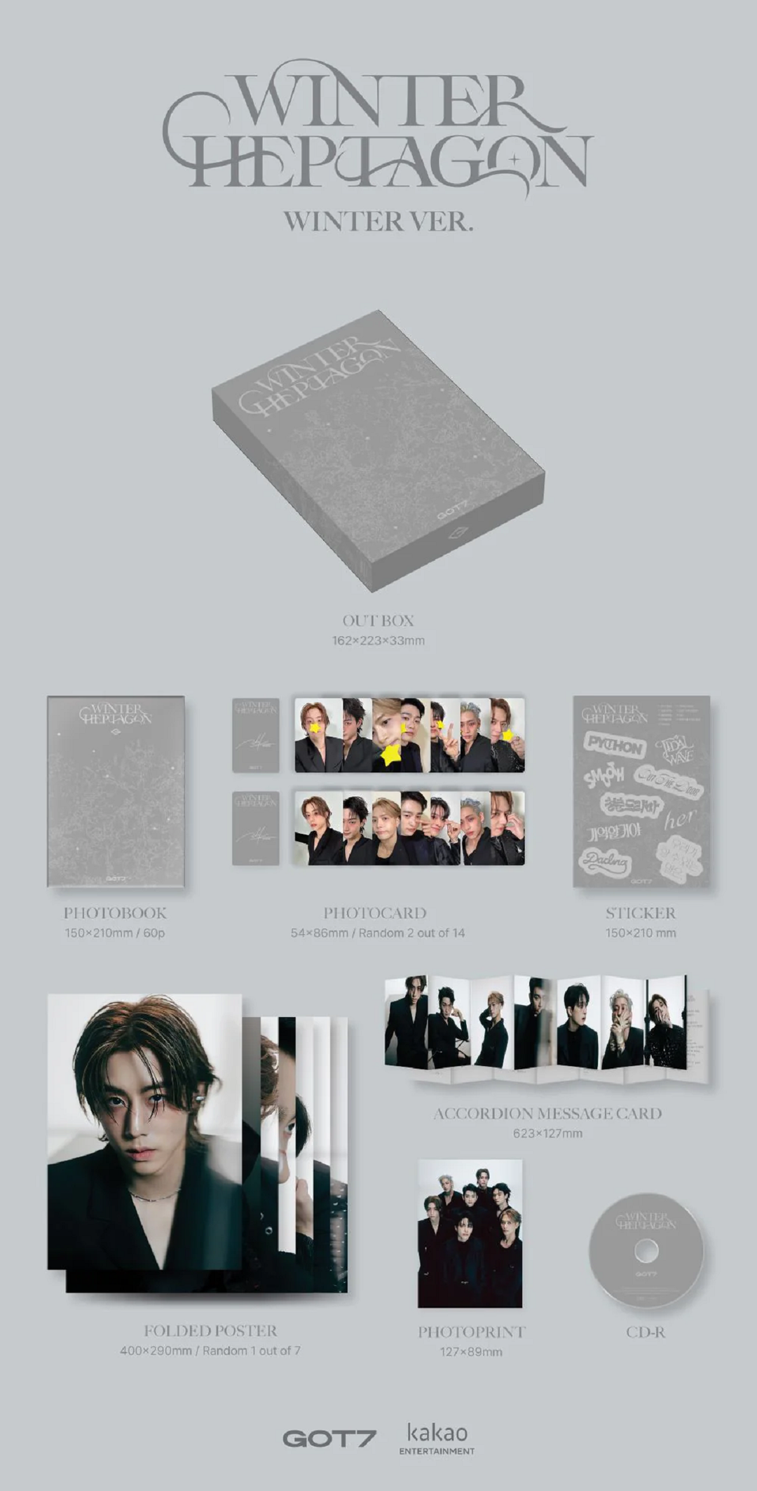 GOT7 - WINTER HEPTAGON + APPLEMUSIC PRE-ORDER BENEFIT