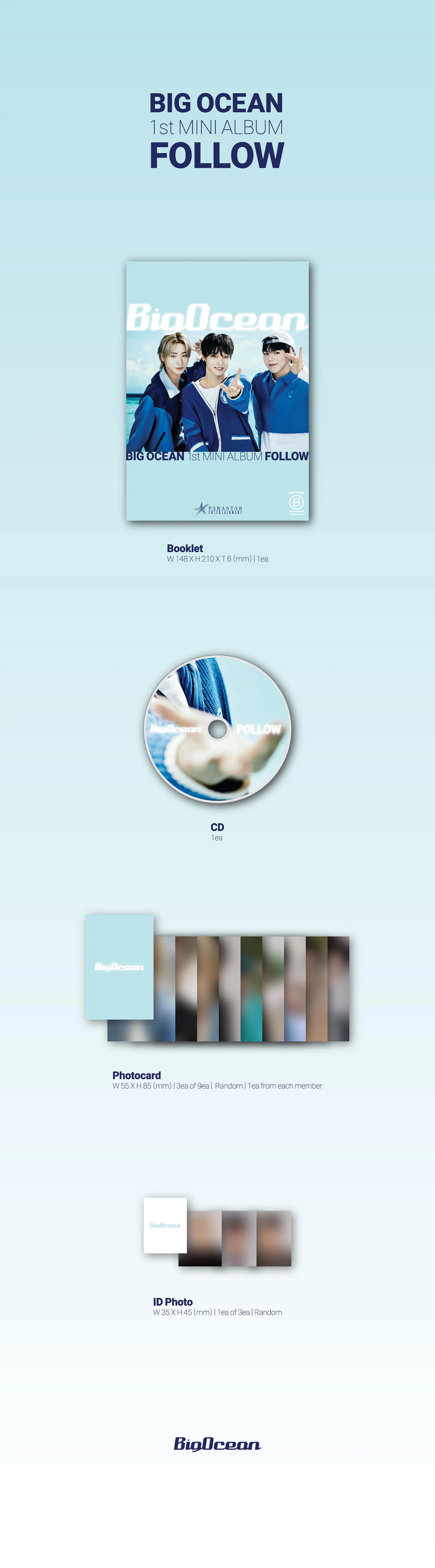 BIG OCEAN - 1ST MINI ALBUM - FOLLOW