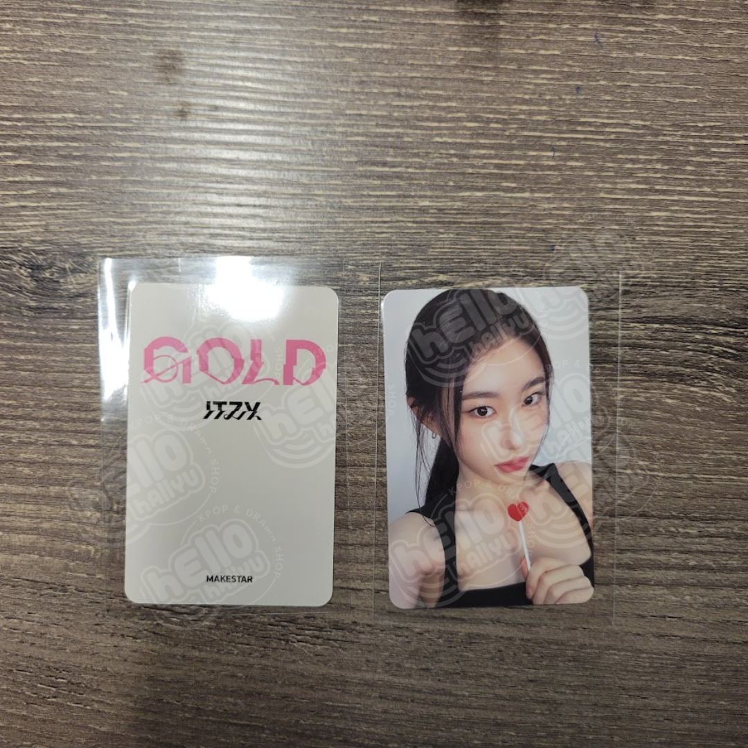 ITZY - "Gold" - MAKESTAR Pre-Order Benefit Photocard