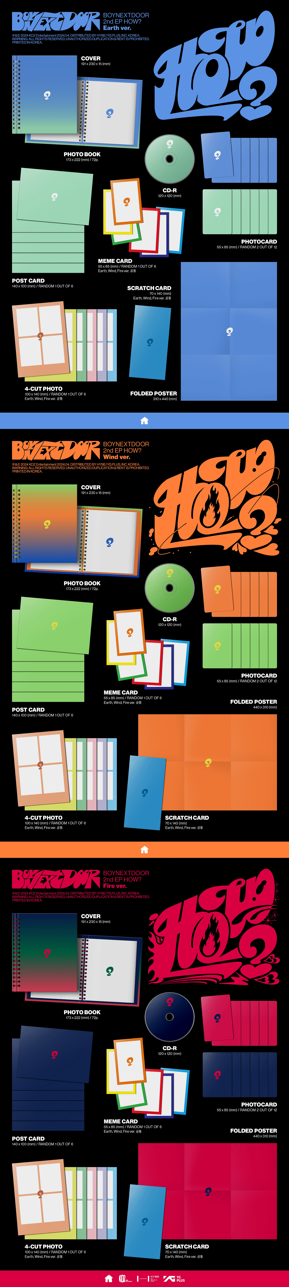 BOYNEXTDOOR 2nd EP - HOW? - Hello Hallyu Kpop & Drama Shop