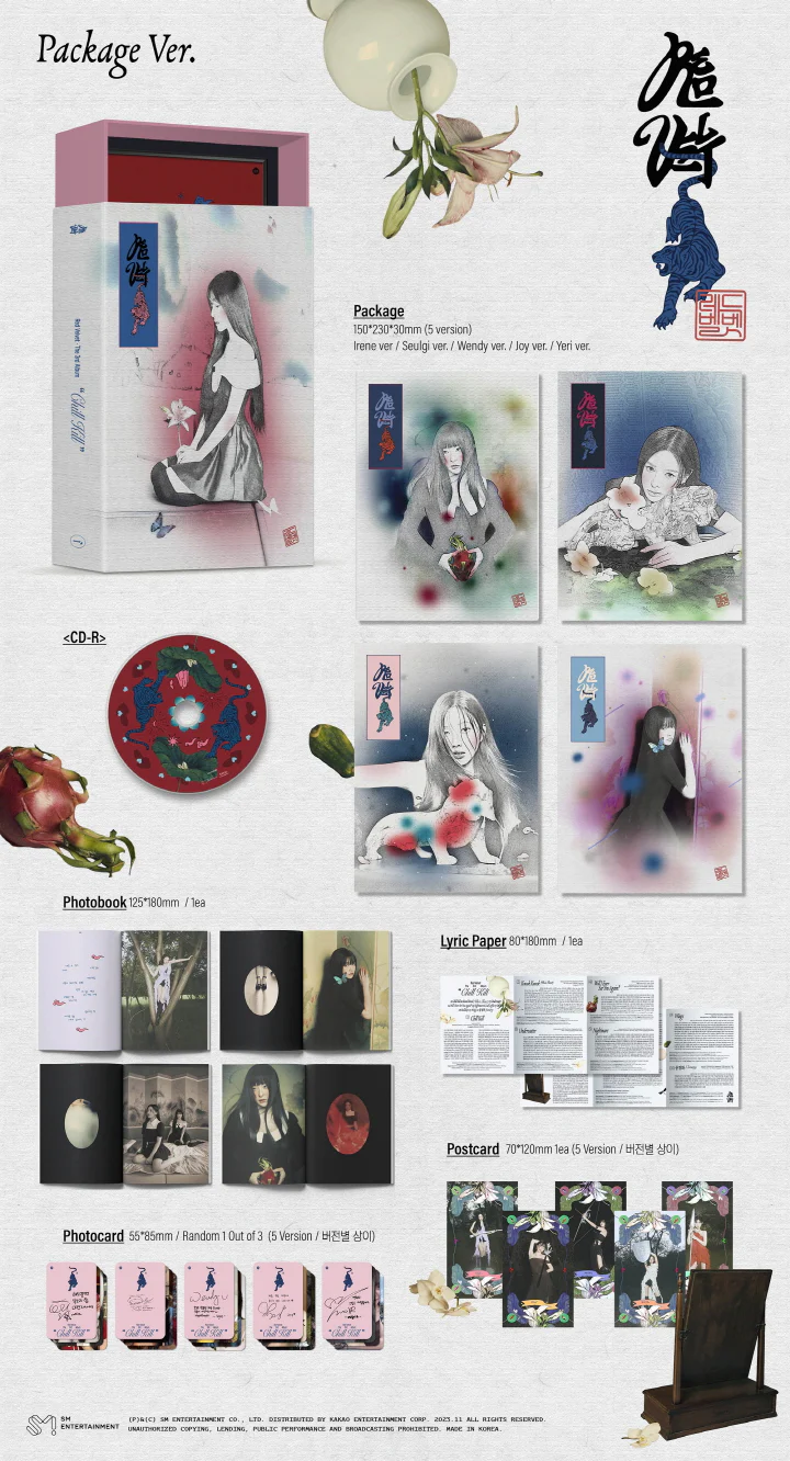 RED VELVET - [CHILL KILL] 3rd Album PACKAGE Version RANDOM Cover