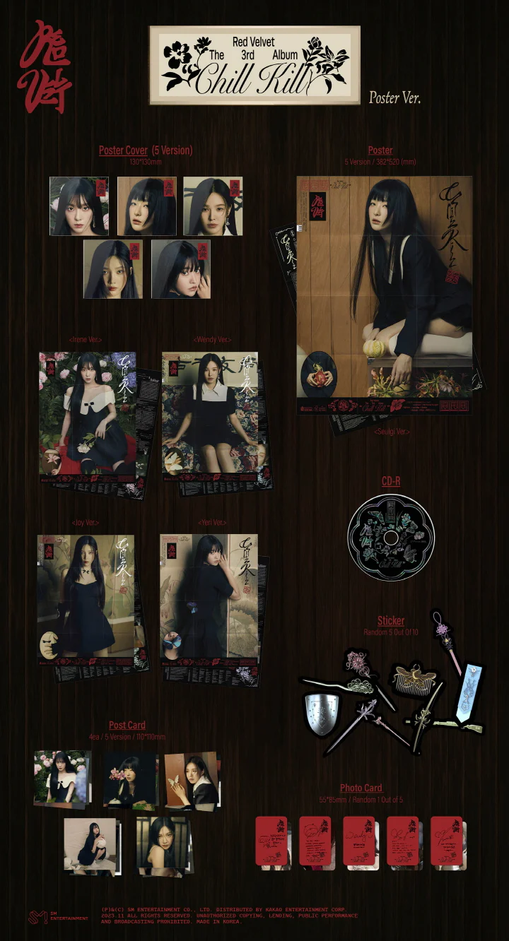 red-velvet-chill-kill-3rd-album-poster-version-contents