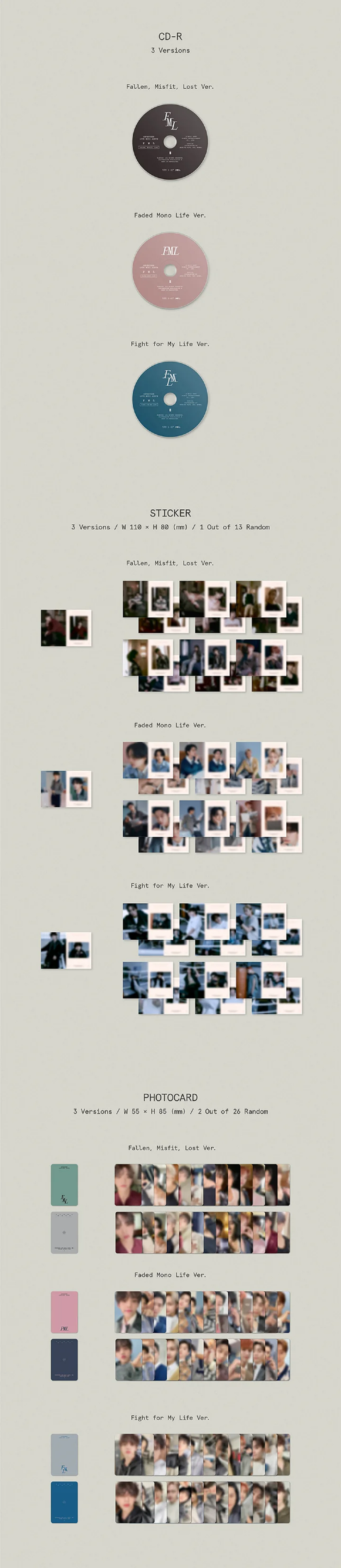 SEVENTEEN - FML (SET)