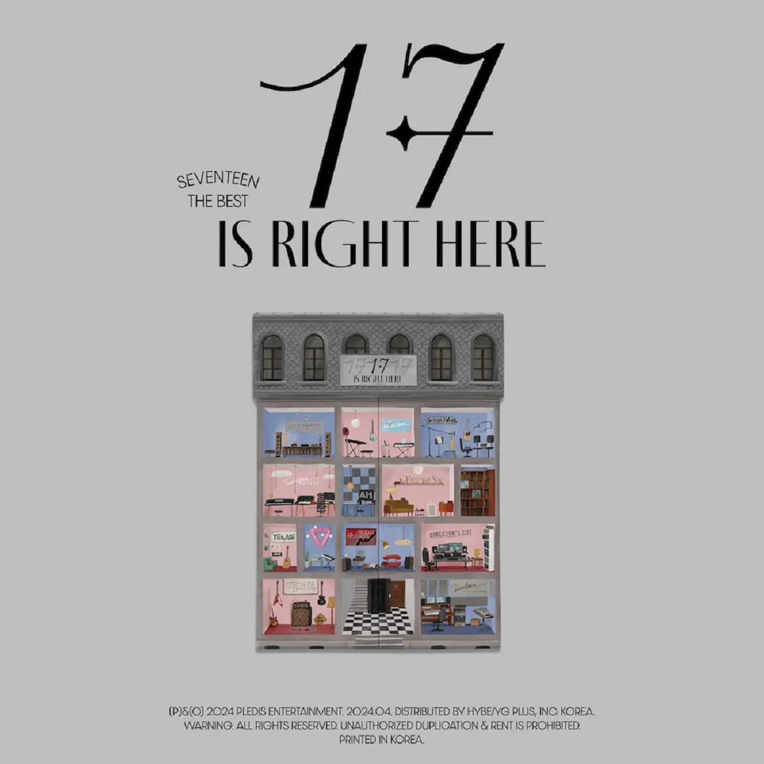 SEVENTEEN - 17 IS RIGHT HERE BEST ALBUM PHOTOBOOK HEAR VERSION