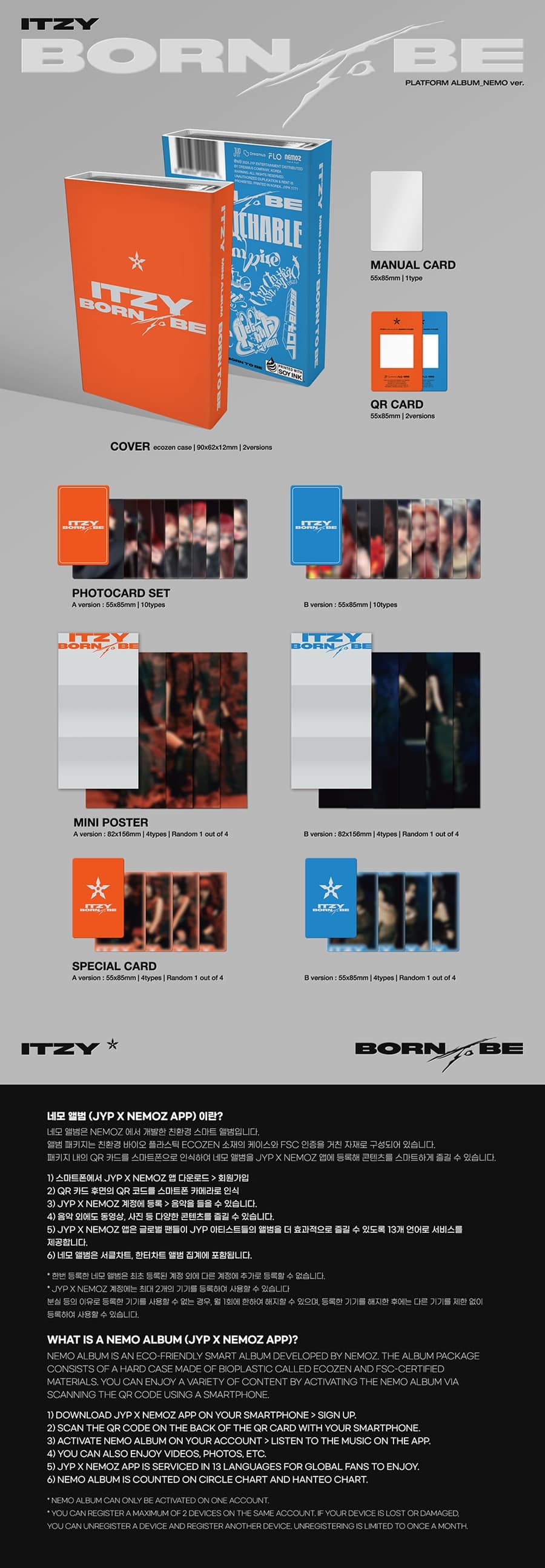 ITZY - [BORN TO BE] (PLATFORM ALBUM_NEMO VER.)
