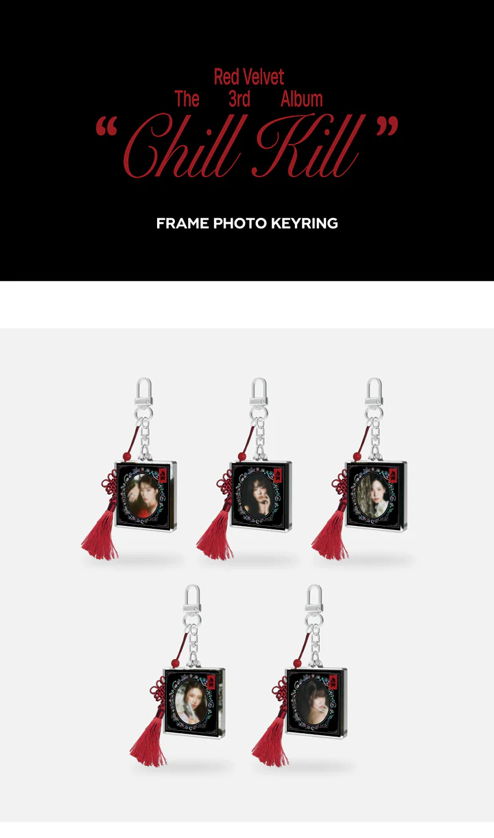 Red Velvet Chill Kill SOLID PHOTO KEYRING