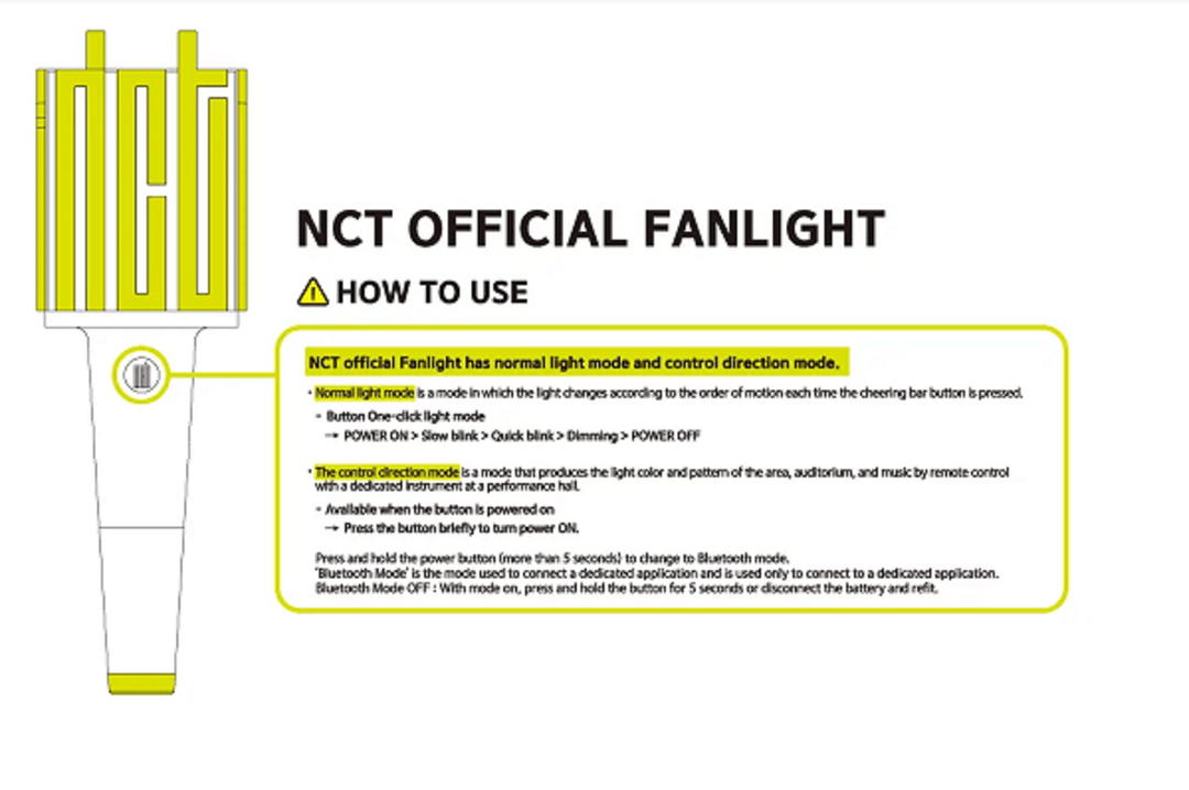 NCT - OFFICIAL LIGHT STICK SMTOWN & STORE GIFT VER